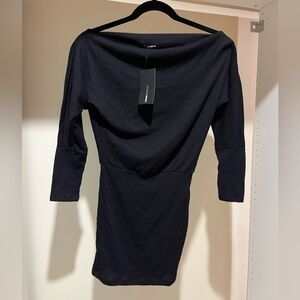 Fashion Nova Off the Shoulder Knit Mini Dress